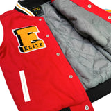 Elite - Kids Varsity Jacket - Red