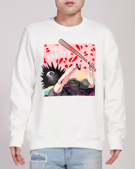 Roku Studio - Sweater - Bad Habit - White