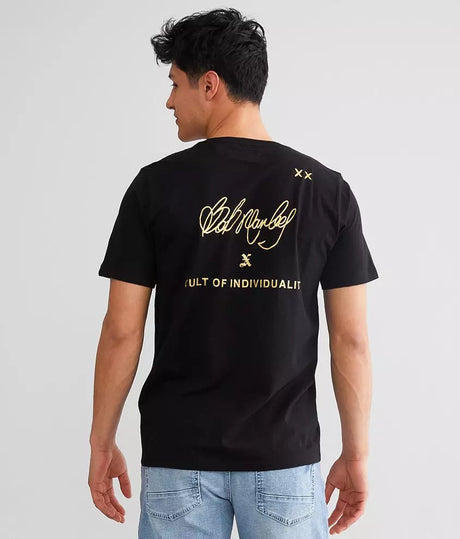 Cult - T Shirt - Bob Marley - Black / Gold