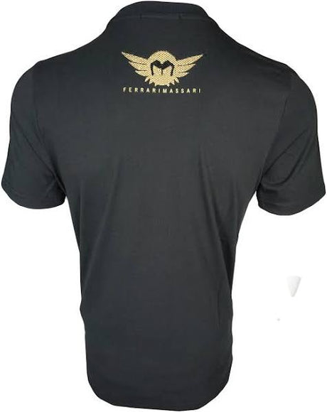 Ferrari Massari - Shirt -Skeleton Gun - Black/ Gold