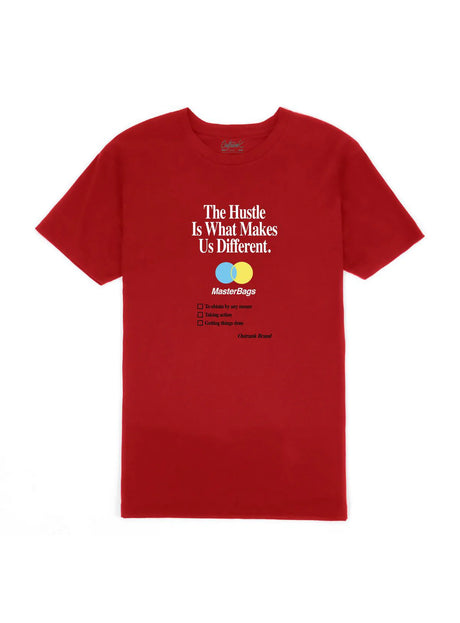 Outrank - T Shirt - Master Bags - Red / White