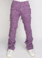 Politics - Stacked Pants - Thrashed - Purple