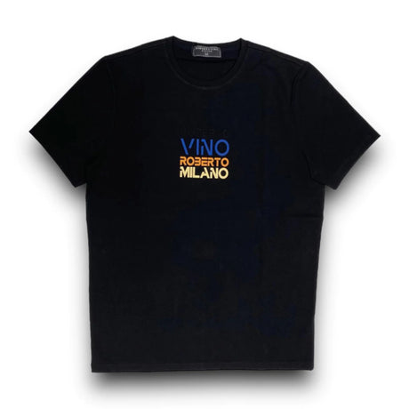 ROBERTO VINO MILANO - T-Shirt - Silicon Multi - Black