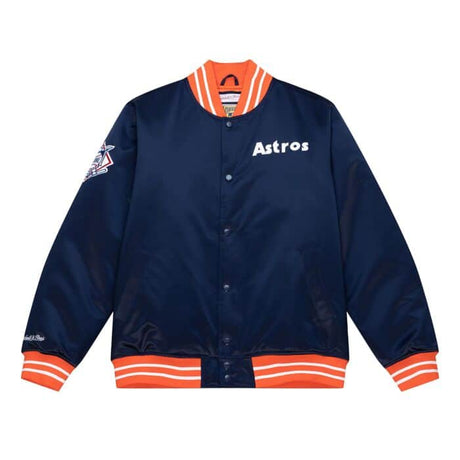 Mitchell & Ness - Kids Satin Jacket - Houston Astros - Navy / Orange