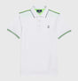 Psycho Bunny Sport Men's White Olex Performance Polo Shirt