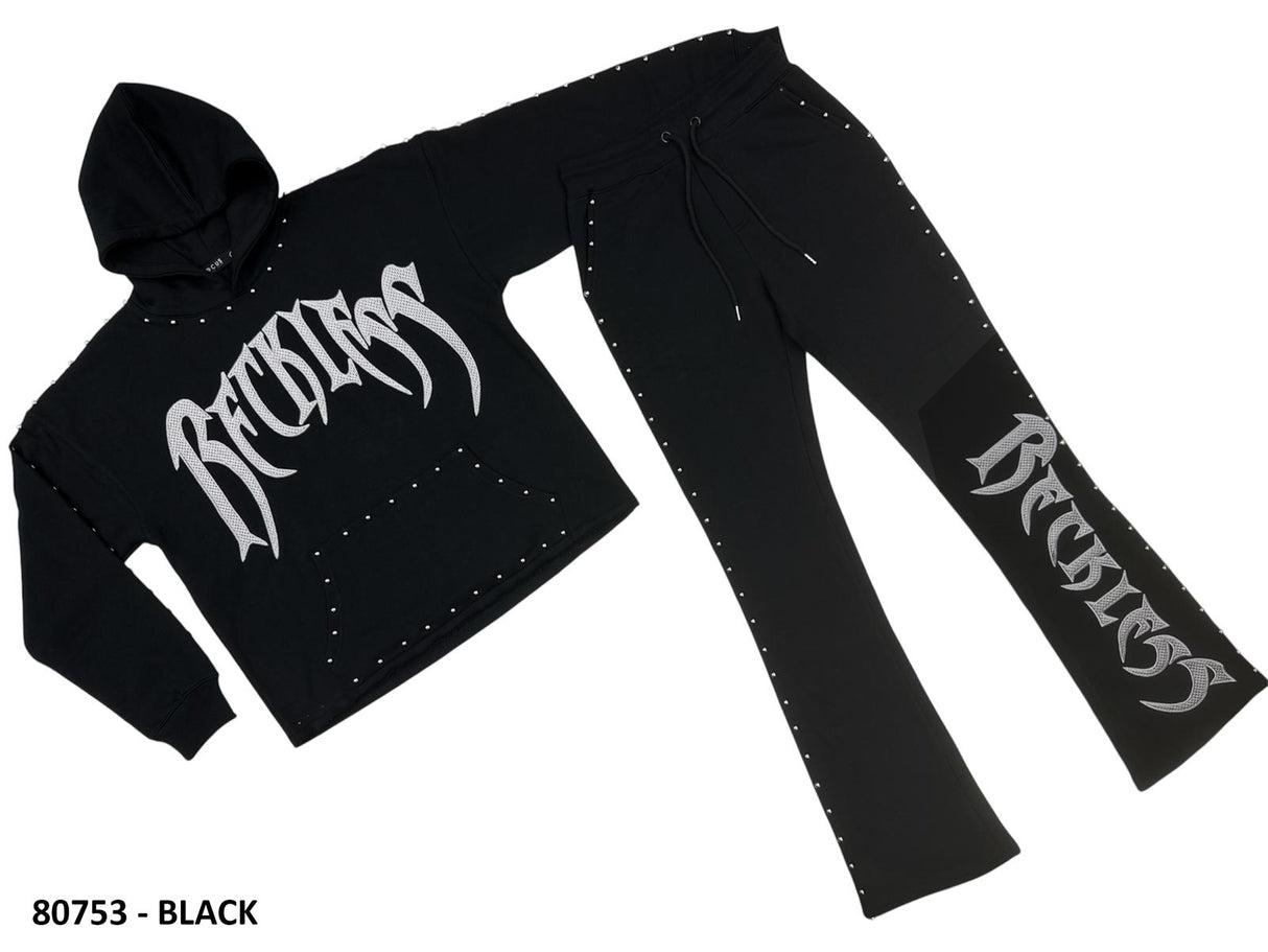Focus Reckless Stud Stacked sweatpants Multi-Colors (Pants Only)