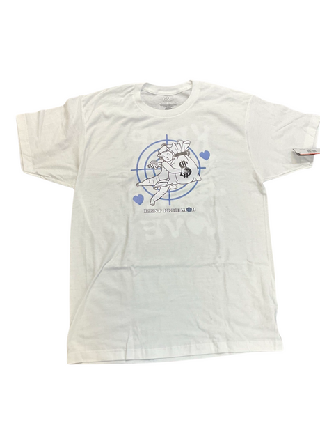 Game Changer - T Shirt - Rent Free Mob - White / Blue