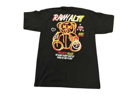 Rawyalty - T Shirt - Teddy Pocket - Black