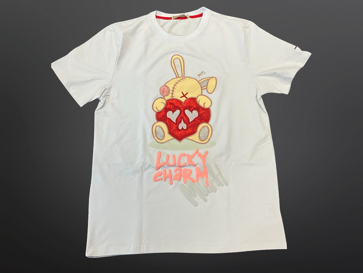 BKYS Shirt - Lucky Charm Bunny - White/Cream