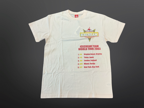 Ice Cream - T Shirt - Team World Tour 2003 - Light Beach