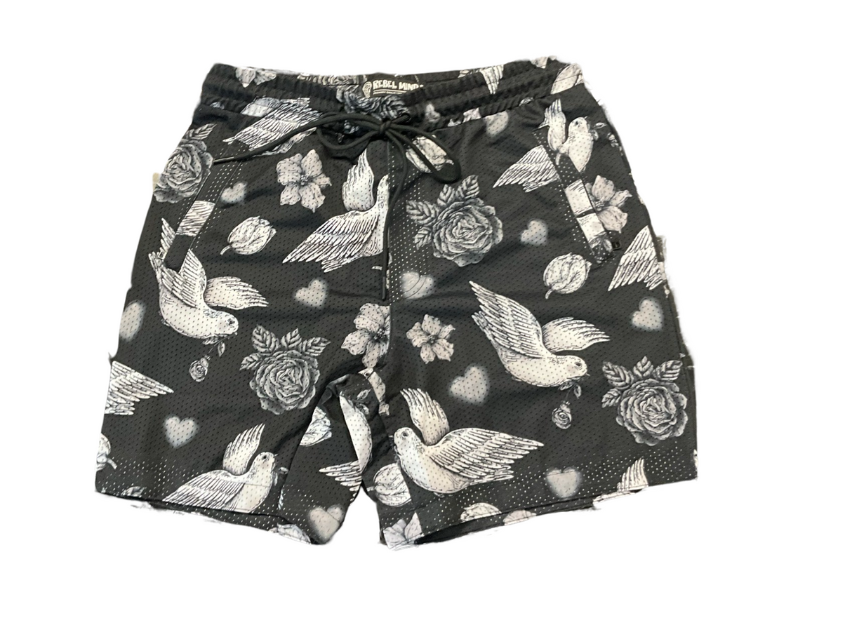 Black Mesh Shorts Lifestyle