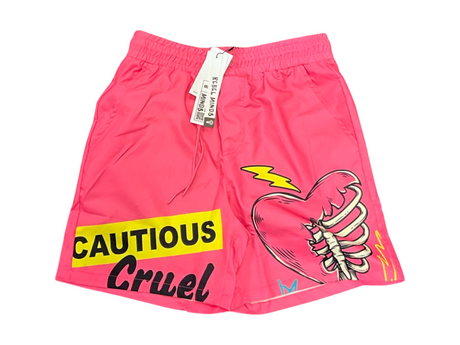 Hot Pink Rebel Minds Board Short Front View