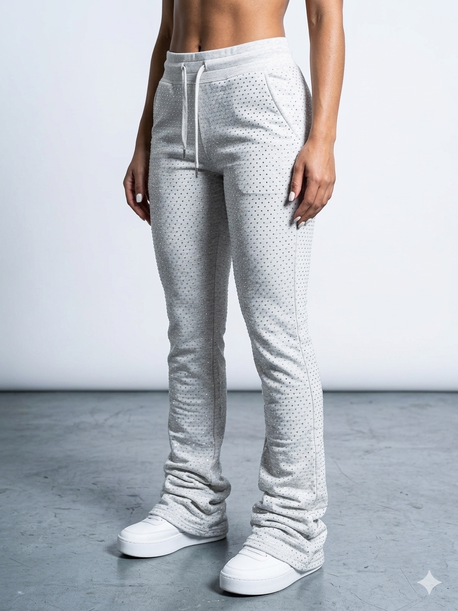 Focus All Stone Stacked Sweatpants Multi Colors