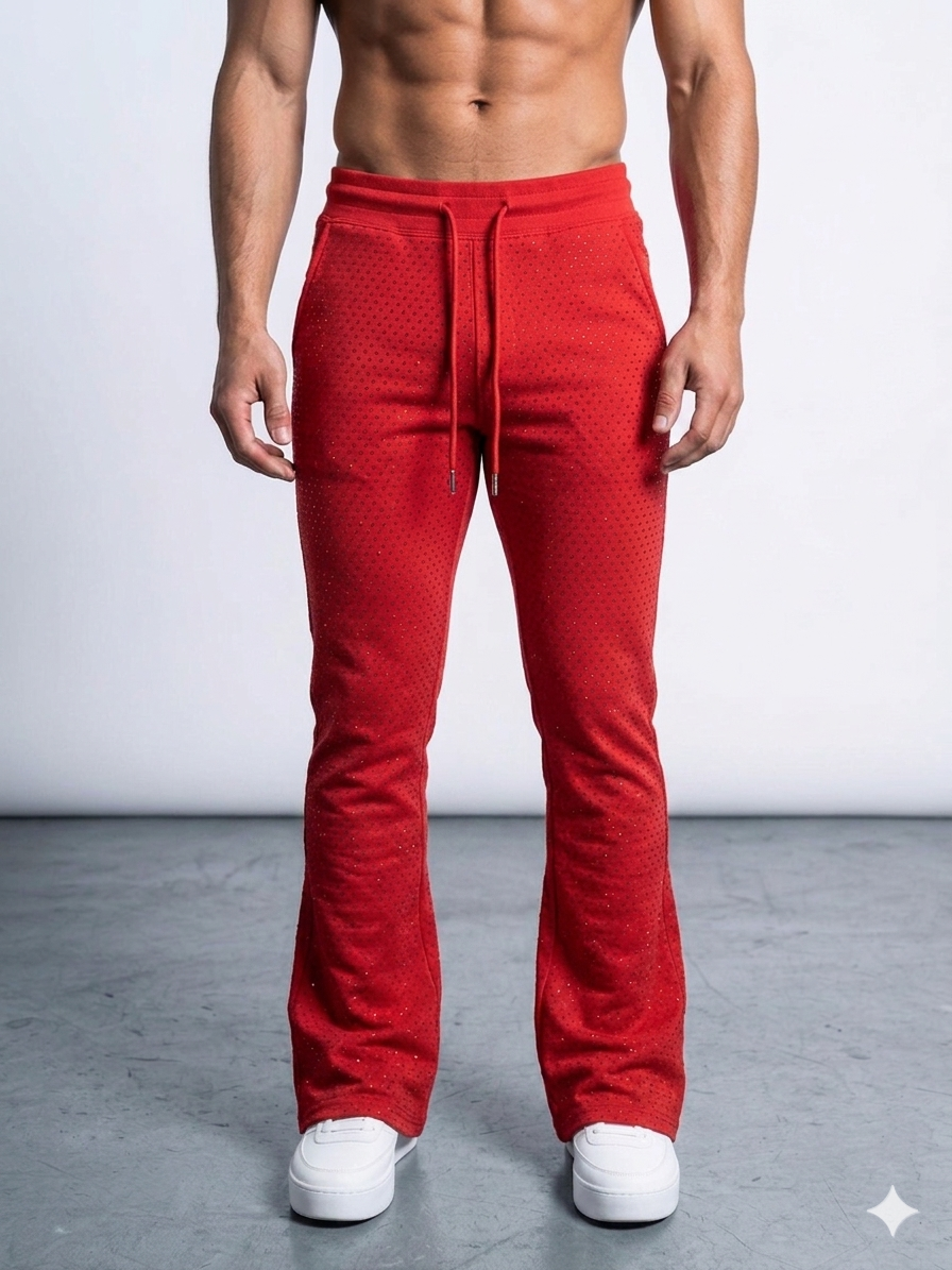 Focus All Stone Stacked Sweatpants Multi Colors