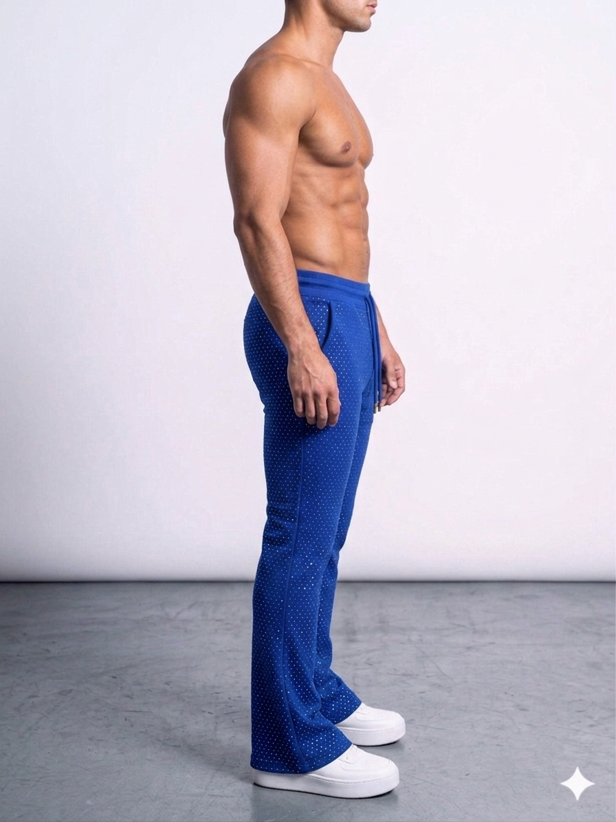 Focus All Stone Stacked Sweatpants Multi Colors