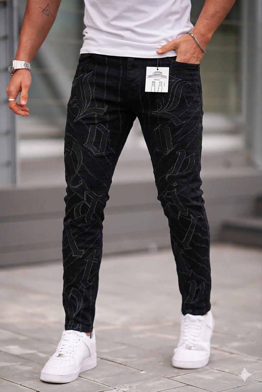 FOCUS LOYALTY RIP & REPAIR SKINNY JEANS MULTI COLORS