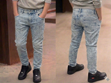 Focus Kids Jeans Laser Rip With Stone Multi Colors