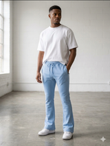 Royal Blue Stacked Jogger SweatPants Multi colors