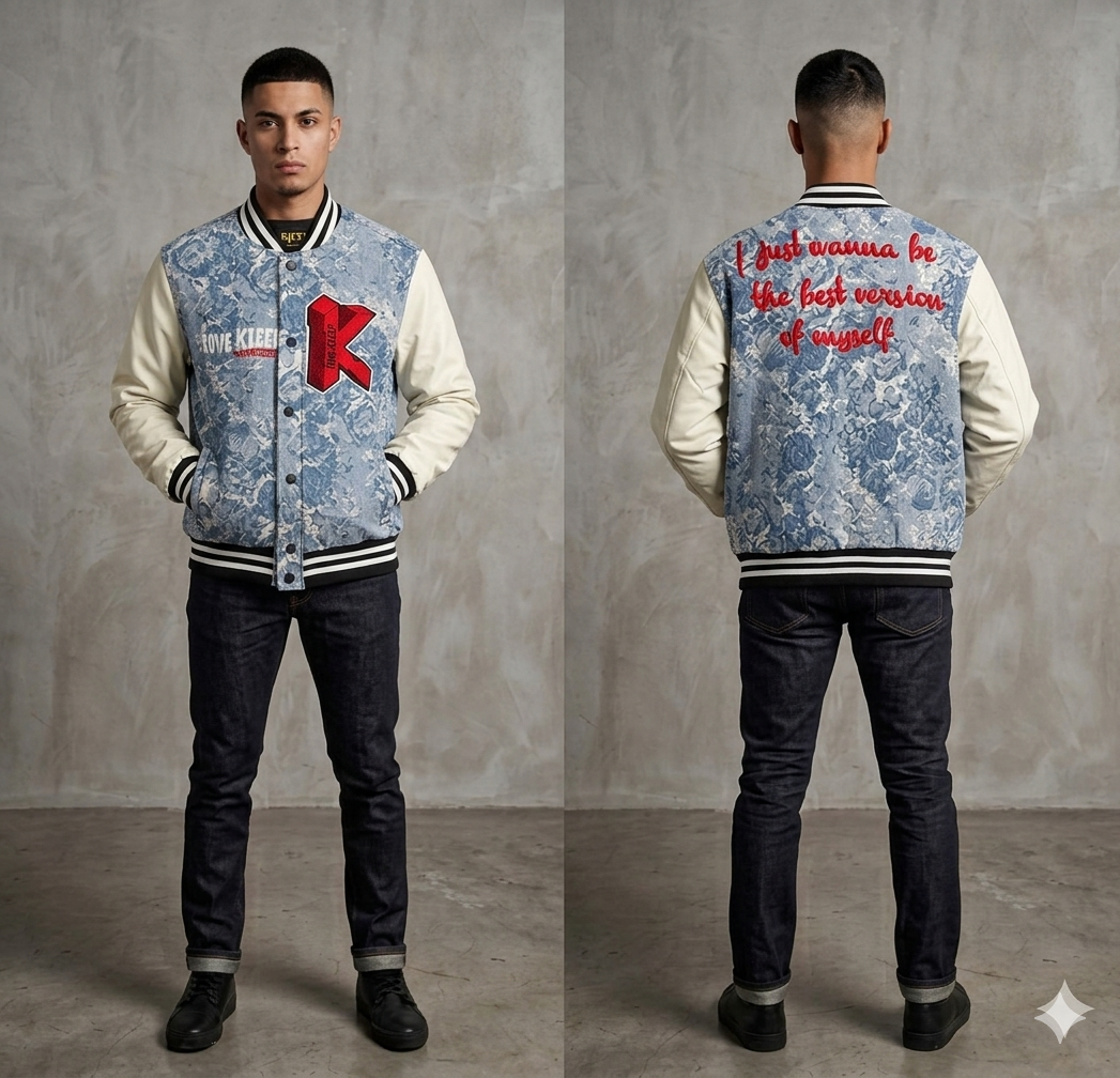 Kleep- Varsity Jacket - Flex - Blue