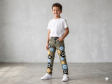 FOCUS CHENILLE KIDS JEANS MULTI PATCH MULTI COLORS