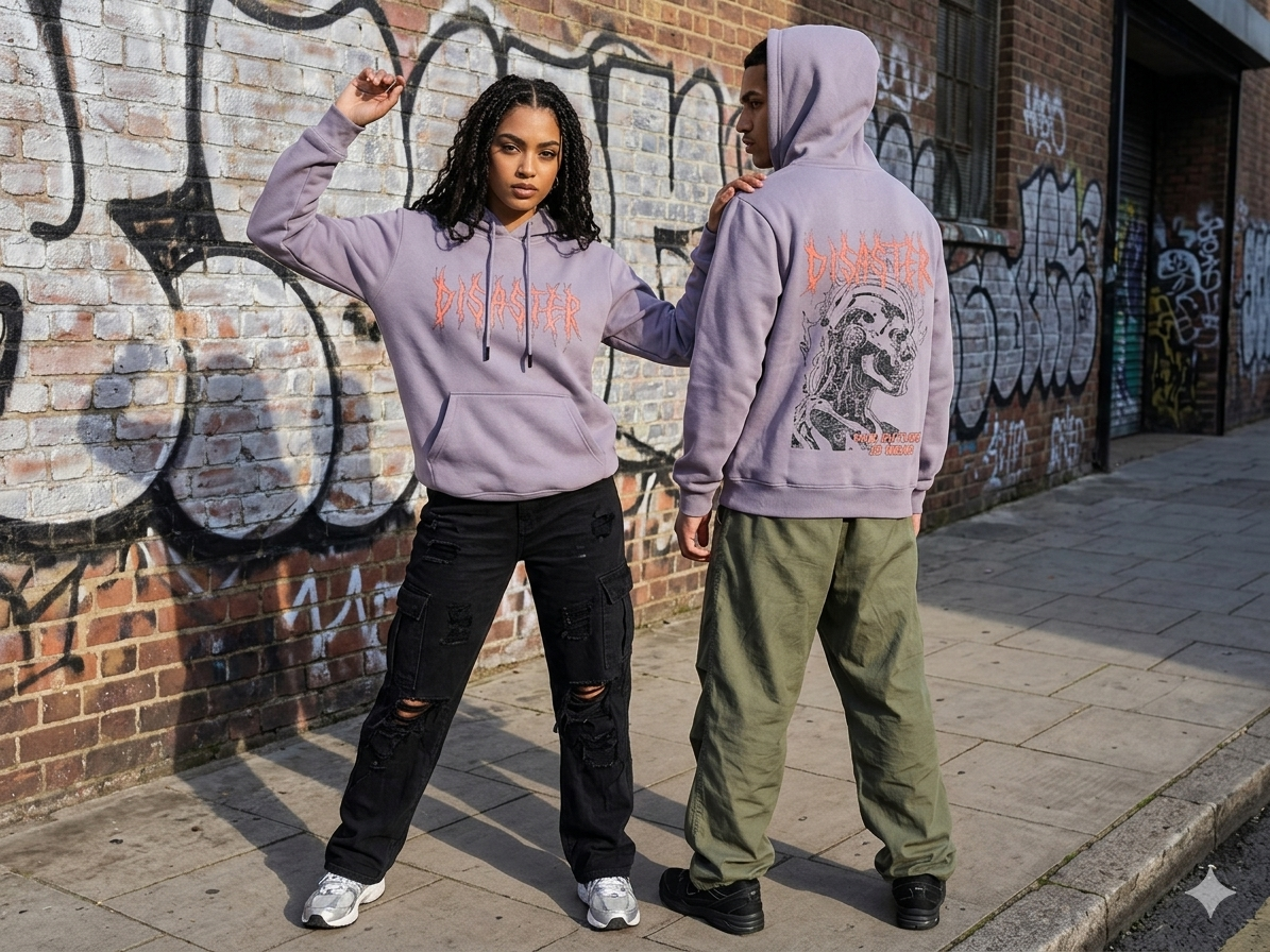 DISASTER FUTURE HOODIE MULTI COLORS