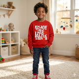 DISASTER KIDS ENJOY CREW NECK SWEATSHIRT MULTI COLORS