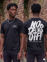 DLD No Days Off Puff Print Oversized T-Shirt Multi Colors