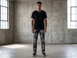 Fwrd Men Slim Fit Crystal Templar Jeans Black Wash