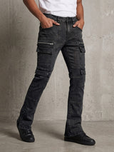 Pj Mark Stone Wash Cargo Pants Multi Colors
