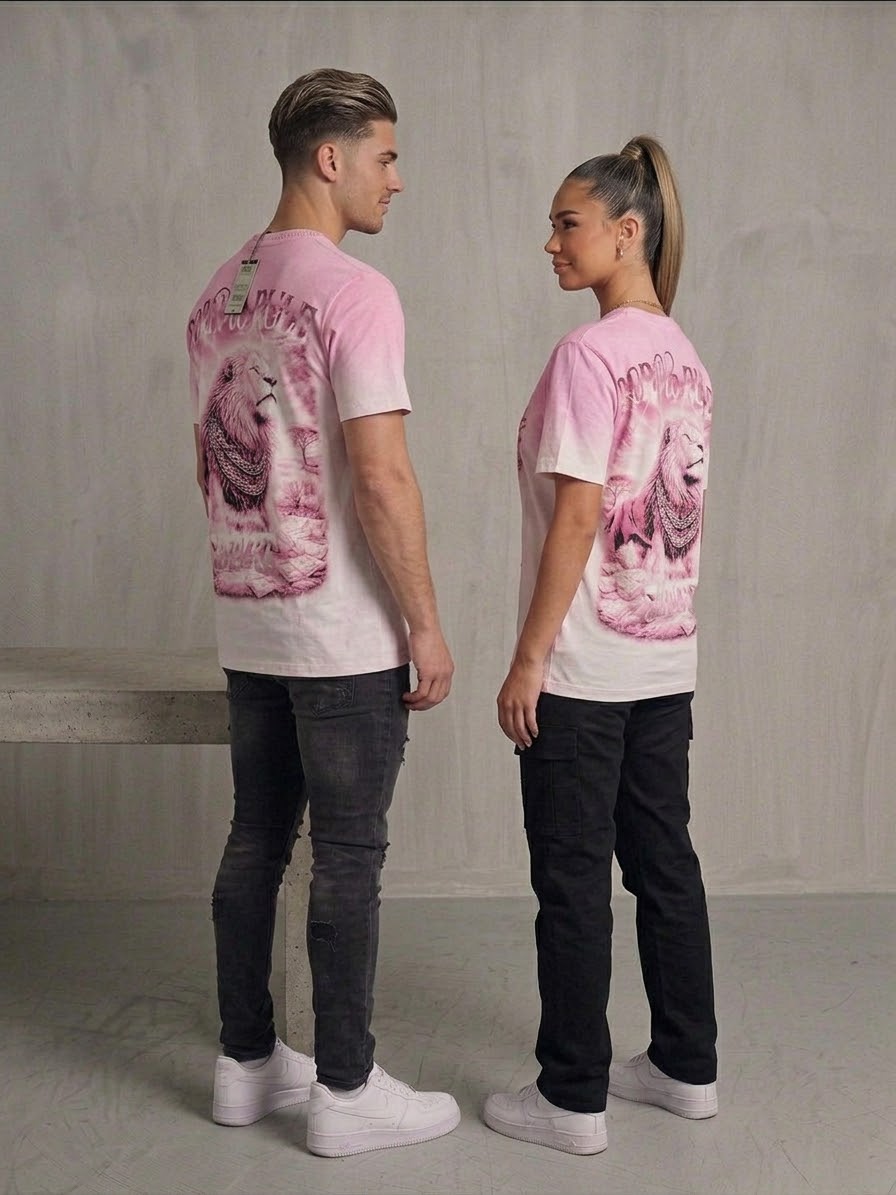 Denim City Royalty T-Shirt Pink