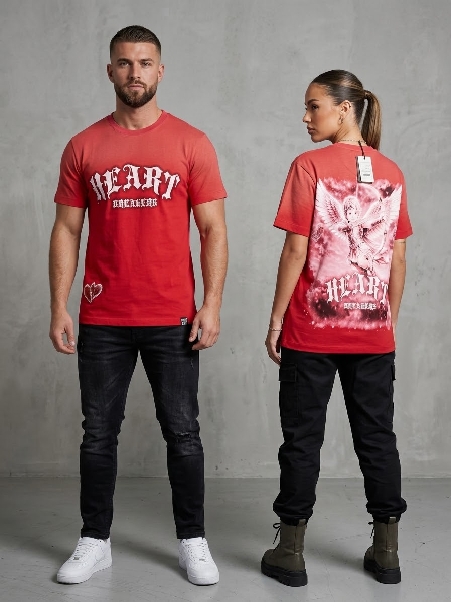 Denim City Heart Breaker T-Shirt Multi Colors