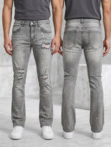 Denim City Rip N Repair Stacked Jeans