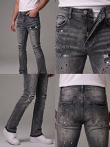 Denim City Rip N Repair Stacked Jeans