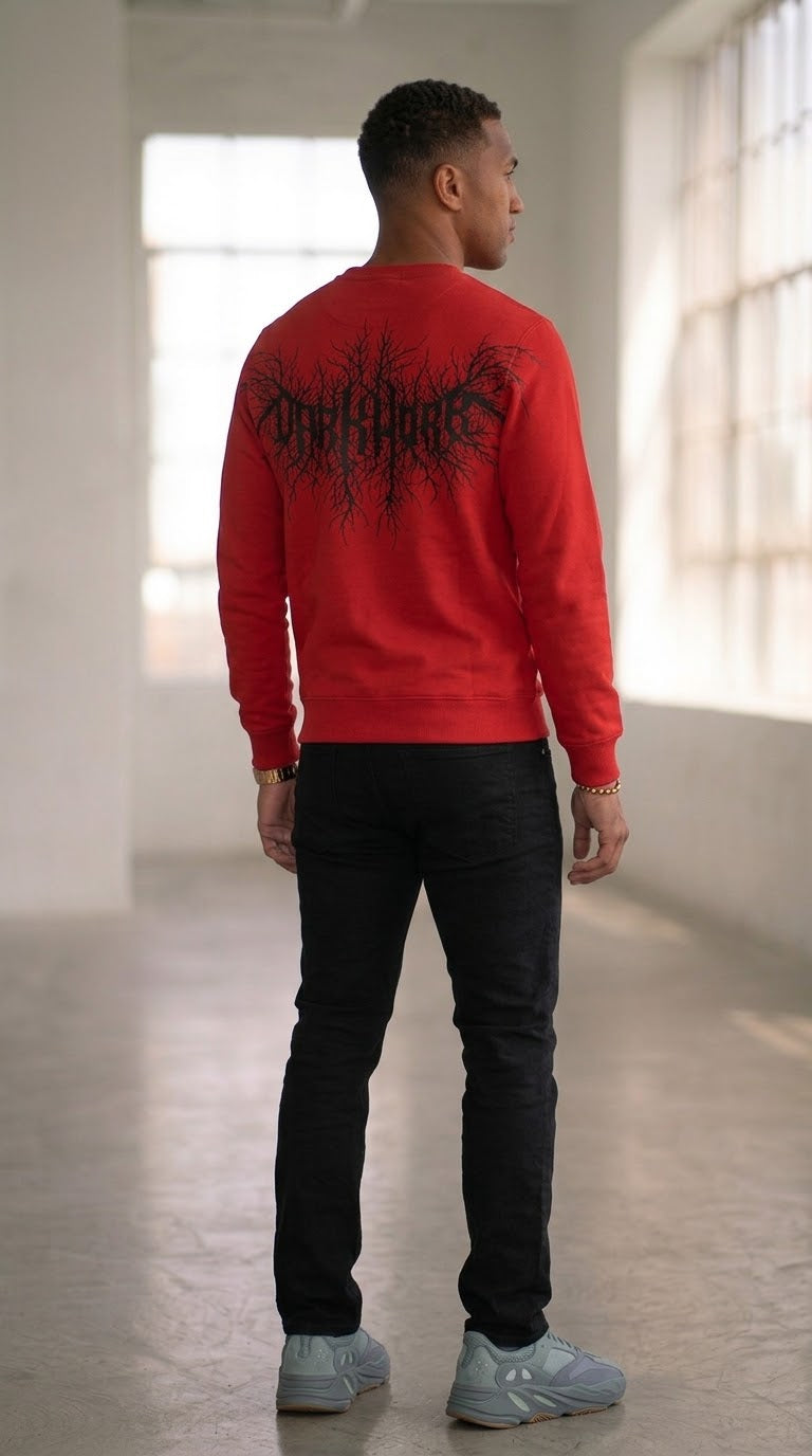 DISASTER DARK WORK CREW NECK SWEATSHIRT MULTI COLORS