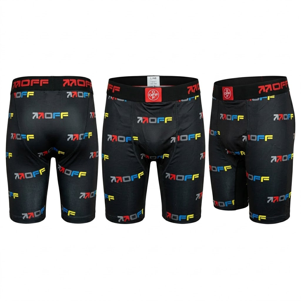 L/AB CO Off-White Stamp Big Logos AOP Boxer