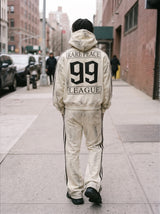 Rare Peace 99 League Zip Up Hoodie Cream