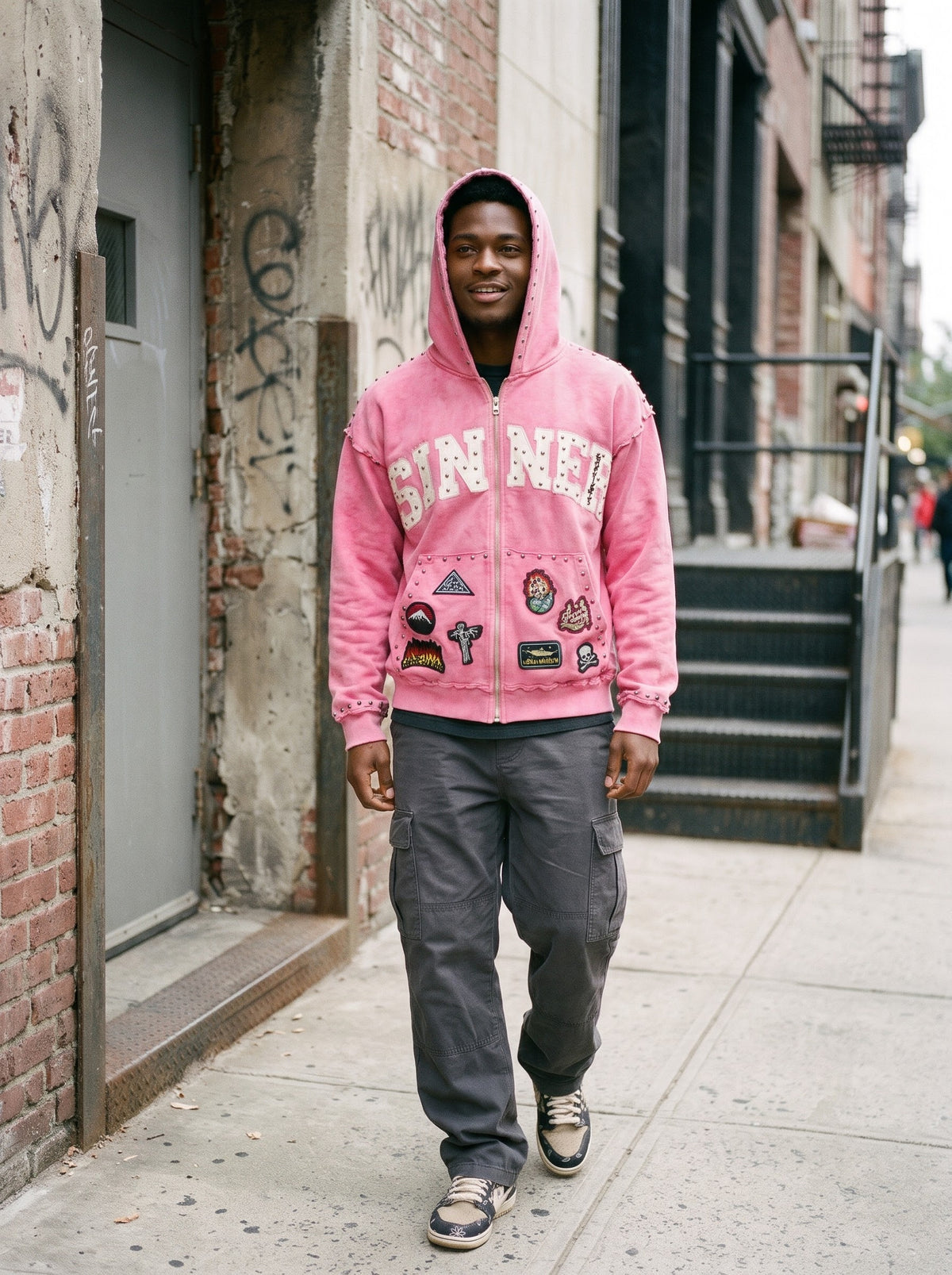 Focus Sinner Zip Up Hoodie Multi Colors