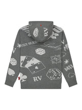 Roberto Vino Milano Game Hoodie Jacket Multi Colors