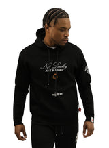 Roberto Vino Milano Burning Cards Hoodie Black