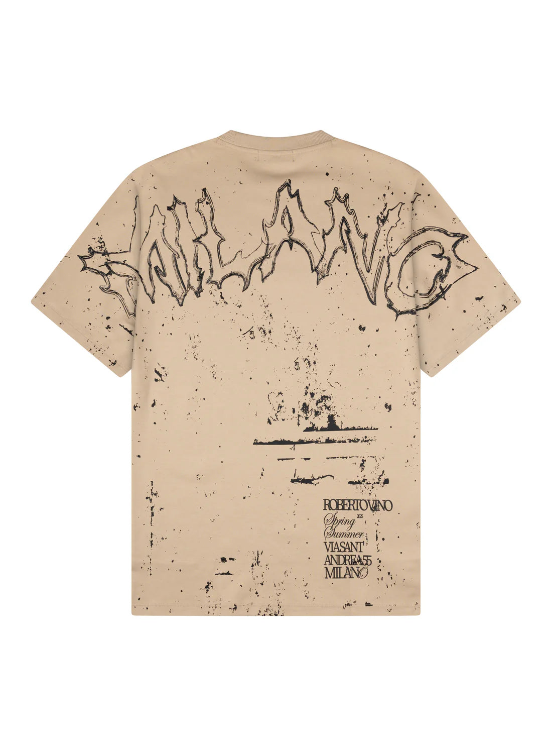 Roberto Vino Milano Moment Of Truth Over Sized T-Shirt Multi Colors