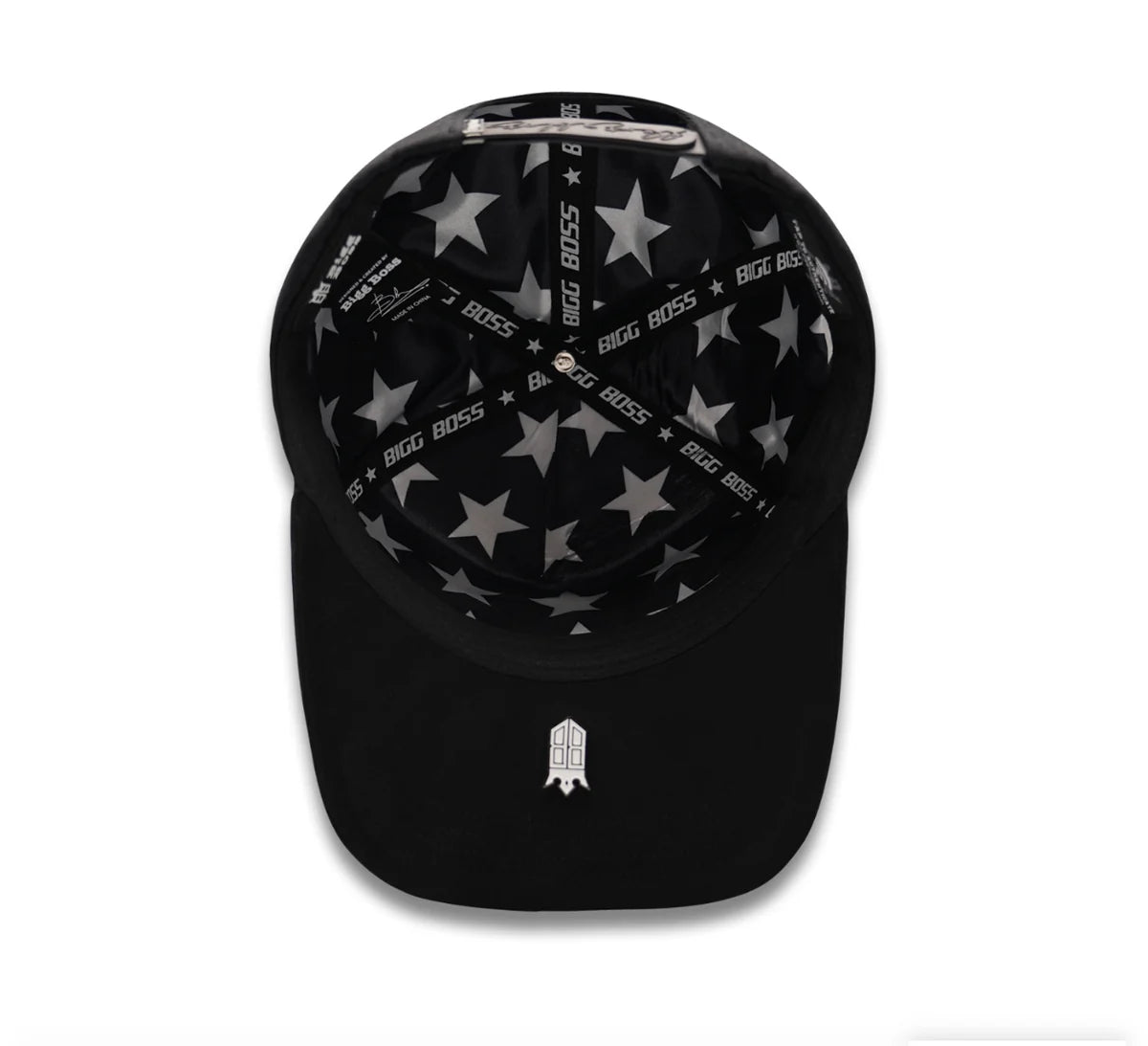 Big Boss Amr Grey Rhinestone Crystal Black