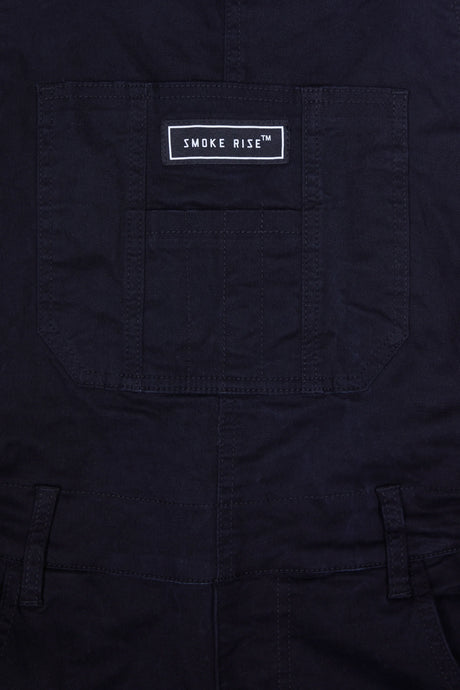Smoke Rise - Twill Utility Overall - Black