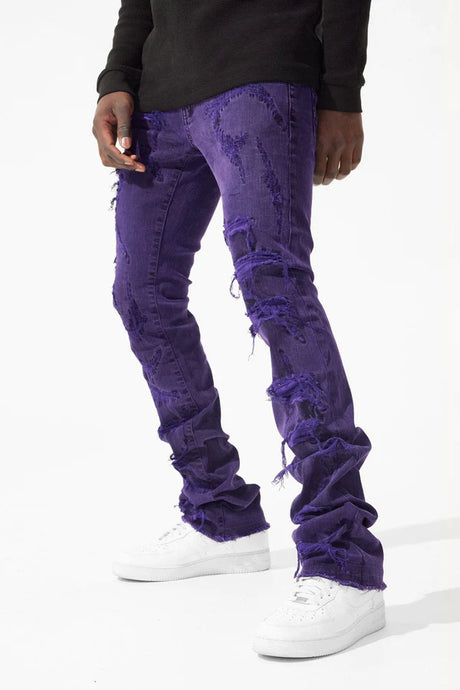 Jordan Craig Stacked Jeans - Front View