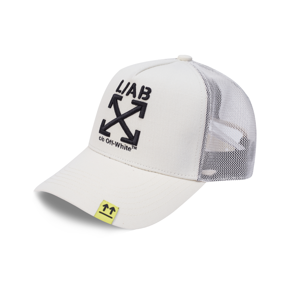 L/AB CO Off-White Clamp Arrows Curved Brim Trucker Hats Multi Colors