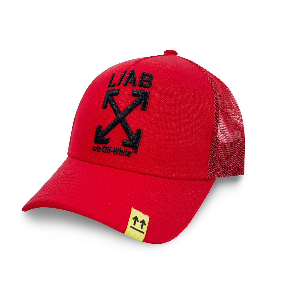 L/AB CO Off-White Clamp Arrows Curved Brim Trucker Hats Multi Colors