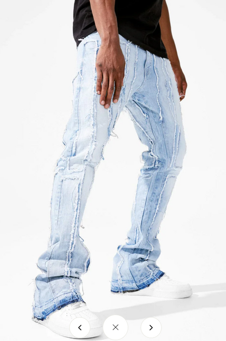 Jordan Craig Jeans - Stacked Ross - Down - Blue