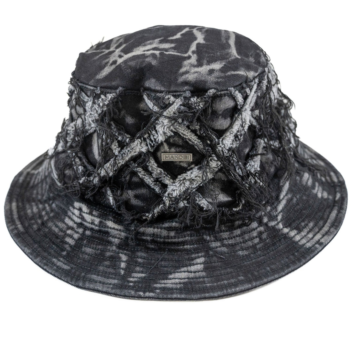 Makobi M016 Rinaldi Denim Bucket Hat - Black