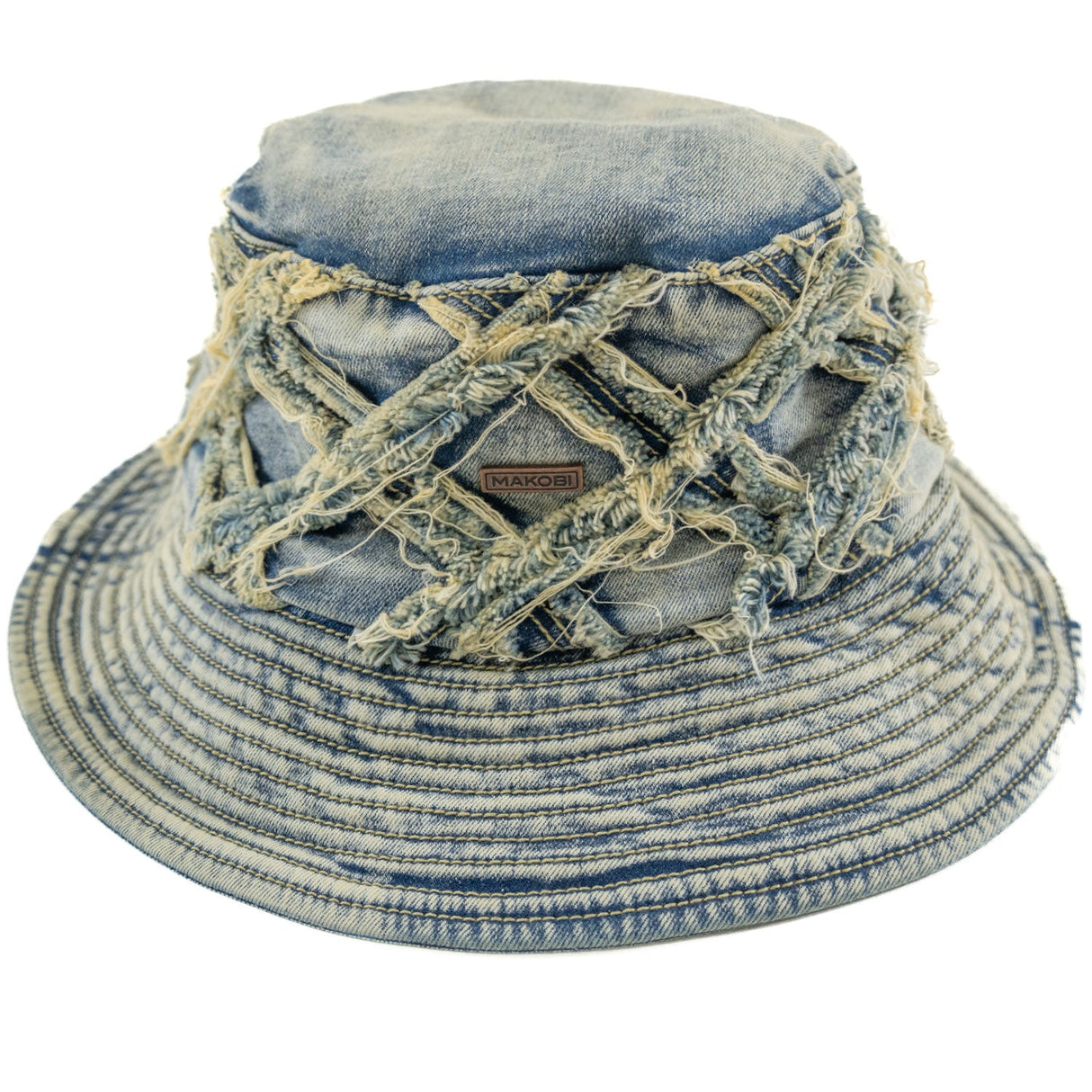 Makobi M016 Rinaldi Denim Bucket Hat - Dirt