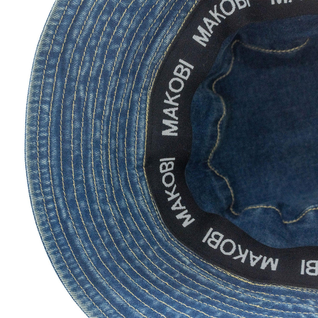Makobi M016 Rinaldi Denim Bucket Hat - Dirt