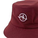 Makobi M033 Colton Nylon Bucket Hat - Burgundy